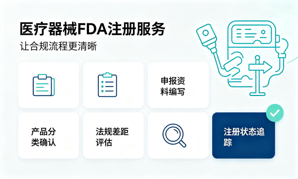 I类医疗器械FDA企业注册、产品分类列名、获取注册号全流程详解